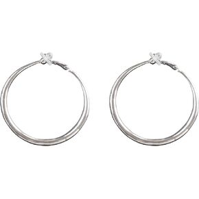 كليب على هوب أقراط الفضة ل ونين مكتنزة سميكة الذهب غير مثقوب هوب أقراط 39 مللي متر 49 مللي متر دمعة ميابي غريس in Kuwait