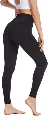 JAYSILVIA Buttery Soft High Waisted Leggings for Women, Four Way Stretch Yoga Pants in Saudi Arabia
