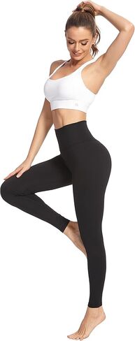 JAYSILVIA Buttery Soft High Waisted Leggings for Women, Four Way Stretch Yoga Pants in Saudi Arabia