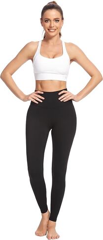 JAYSILVIA Buttery Soft High Waisted Leggings for Women, Four Way Stretch Yoga Pants in Saudi Arabia