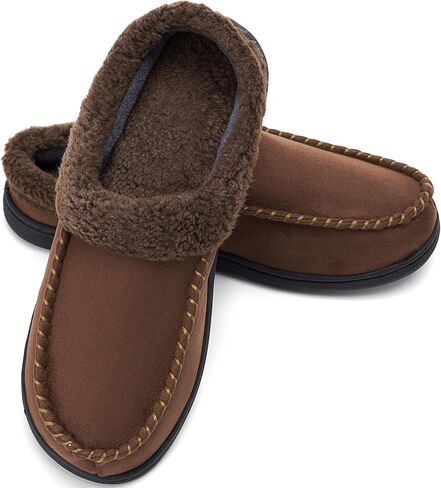 SormGuum Men's Fuzzy Slippers house Shoes Slides for Mens Fur in Saudi Arabia