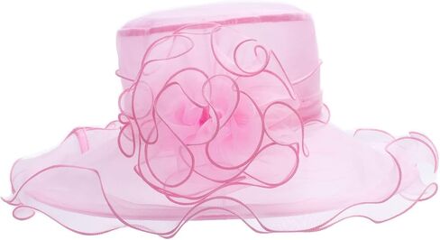 Lawliet Womens Sun Hat Wedding Occasion Wide Brim Church Tea Party A002 in Kuwait