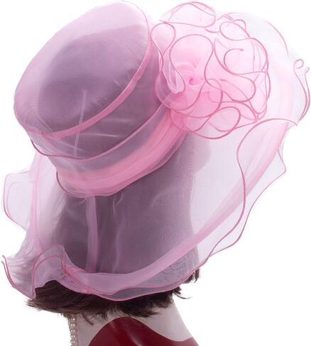 Lawliet Womens Sun Hat Wedding Occasion Wide Brim Church Tea Party A002 in Kuwait