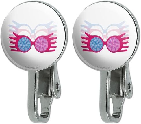 Harry Potter Luna Lovegood Specterspecs Novelty Clip-On Stud Earrings in Saudi Arabia