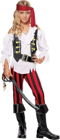 Girl's Posh Pirate Costume X-Large (12-14) in Saudi Arabia