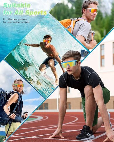 Kanayu 12 Pairs Neon Retro Semi Rimless Sunglasses 80s 90s Sunglasses Goggle Style Retro Rave Shades Glasses Sports Sunglasses for Men Women Adult Youth Teens in Saudi Arabia