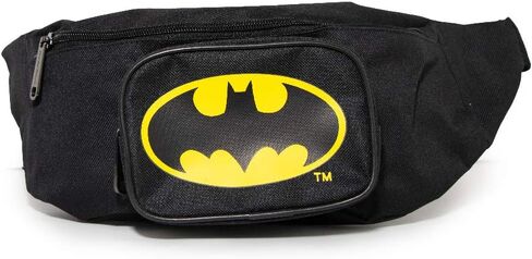 حقيبة باتمان من باكل داون، حقيبة فاني باك دي سي كوميكس، قماش، باتمان، 11 انش × 6.5 انش in Kuwait