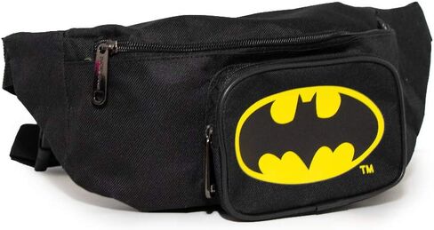 حقيبة باتمان من باكل داون، حقيبة فاني باك دي سي كوميكس، قماش، باتمان، 11 انش × 6.5 انش in Kuwait