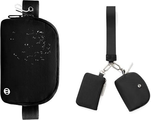 محفظة معصم صغيرة بسحاب حول الجسم من Mum's Memory للنساء وحقيبة معصم مزدوجة وحقائب فاني للنساء والرجال، حزمة فاني كروس in Kuwait