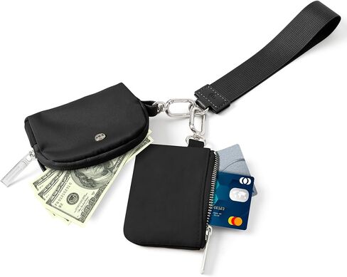 محفظة معصم صغيرة بسحاب حول الجسم من Mum's Memory للنساء وحقيبة معصم مزدوجة وحقائب فاني للنساء والرجال، حزمة فاني كروس in Kuwait