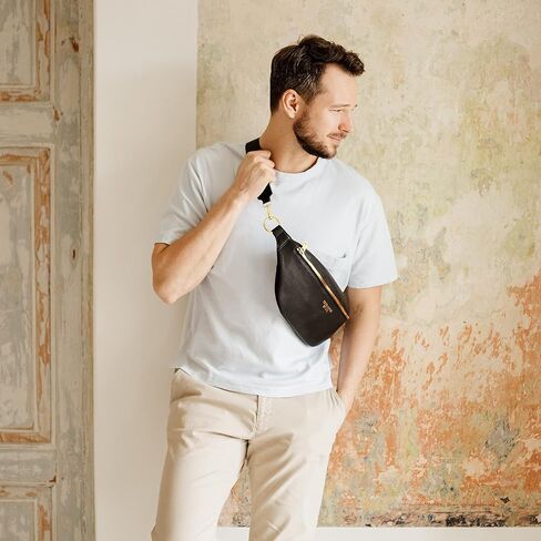 حقيبة برلينر الفاخرة فاني باك مونا XL من الجلد حقيبة كتف للسيدات والرجال in Kuwait