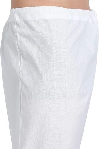 SKAVIJ Kurta Pajama Set for Men Embroidered Cotton Wedding Party Dress Suit in Saudi Arabia