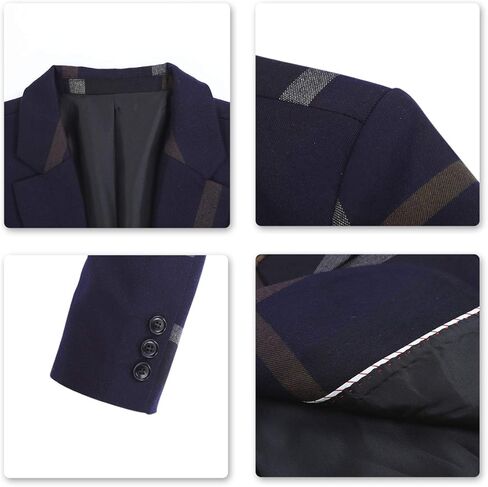 طقم بدلة رجالي منقوش من YFFUSHI مكون من قطعتين سترة وسروال بدلة تكس in Kuwait