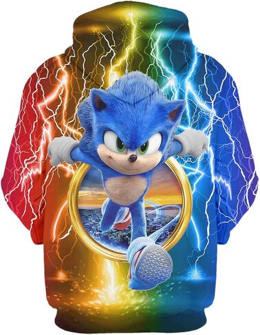 Suphiongs Kids Hoodies Boys Girls Cartoon Game Hoodies 3D Printed Sweatshirt Set 5-X-Large in Kuwait