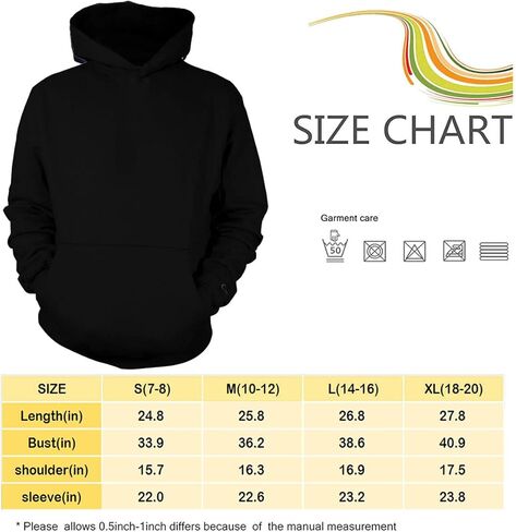 Suphiongs Kids Hoodies Boys Girls Cartoon Game Hoodies 3D Printed Sweatshirt Set 5-X-Large in Kuwait