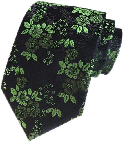 Men's Floral Pattern Ties Cravat Jacquard Luxury Wedding Neckties for Groomsmen in Kuwait