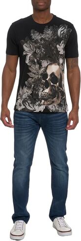 Robert Graham mens 24k Skull Short Sleeve Knit T-shirt 24k Skull Short Sleeve Knit T-shirt in Saudi Arabia