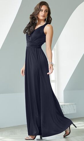 KOH KOH Womens Long Sleeveless Flowy Bridesmaid Cocktail Evening Gown Maxi Dress in Kuwait