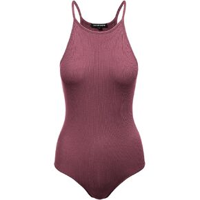 بدلة HATOPANTS النسائية ذات الرقبة على شكل حرف V Racerback بدون أكمام بدون أكمام، قطعة علوية مضلعة من القطن in Kuwait