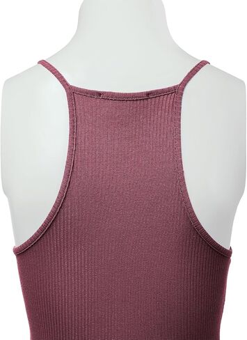 بدلة HATOPANTS النسائية ذات الرقبة على شكل حرف V Racerback بدون أكمام بدون أكمام، قطعة علوية مضلعة من القطن in Kuwait
