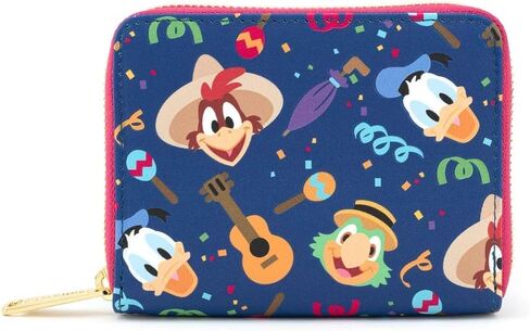 Loungefly x Disney Three Caballeros Zip Around Wallet (Multi, One Size) in Saudi Arabia