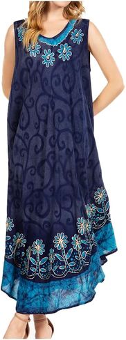 فستان Sakkas Starlight Second Caftan بدون أكمام/غطاء للشاطئ للسيدات بصبغة ربطة عنق in Saudi Arabia