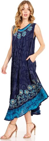 فستان Sakkas Starlight Second Caftan بدون أكمام/غطاء للشاطئ للسيدات بصبغة ربطة عنق in Saudi Arabia