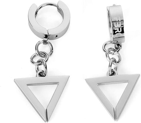 Fabric of the Universe Stainless Steel Dangle Pendant Earrings in Saudi Arabia
