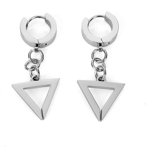 Fabric of the Universe Stainless Steel Dangle Pendant Earrings in Saudi Arabia