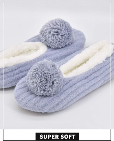 جوارب شبشب من باندا بروس للنساء، جوارب شبشب نسائية غامضة، شباشب منزلية ناعمة ودافئة in Kuwait