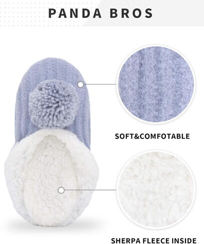 جوارب شبشب من باندا بروس للنساء، جوارب شبشب نسائية غامضة، شباشب منزلية ناعمة ودافئة in Kuwait