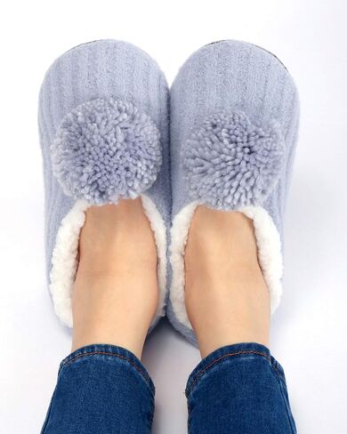 جوارب شبشب من باندا بروس للنساء، جوارب شبشب نسائية غامضة، شباشب منزلية ناعمة ودافئة in Kuwait