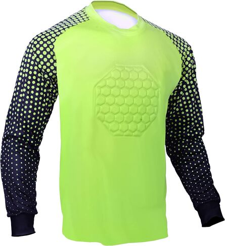 Total Soccer Factory Soccer Goalie Shirt, Padded Goalkeeper Jersey, Youth and Adult Sizes in Saudi Arabia