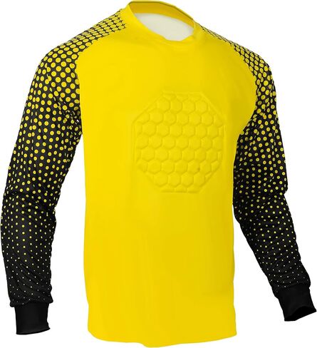 Total Soccer Factory Soccer Goalie Shirt, Padded Goalkeeper Jersey, Youth and Adult Sizes in Saudi Arabia