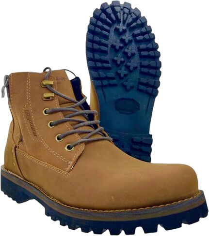 King USA Texas Motorcycle Boots - Mens Combat 6" Work Boot Leather Construction Industrial in Saudi Arabia