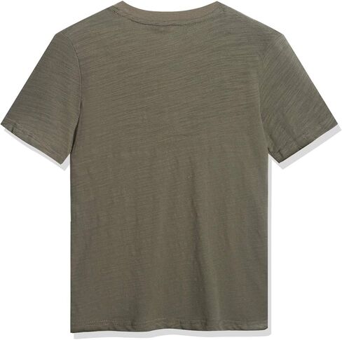 تي شيرت صيفي سادة بأكمام قصيرة وجيب على شكل حرف V من CUNYI للأولاد الصغار in Kuwait