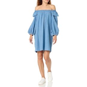 Tommy Hilfiger Women's Long Sleeve Solid Off The Shoulder Dress in Saudi Arabia