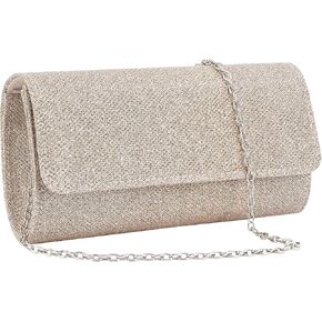 Naimo Women's Sequin Evening Purse Wedding Party Clutch Bag