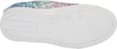 Skechers Kids Girls Twinkle Sparks-Sequin Flash Sneaker, Light Blue/Multi, 8 Toddler in Saudi Arabia