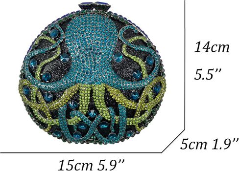 Mooting Octopus Purses Diamond Clutch Evening Bags for Women Perfect for Parties and Special Occasions in Saudi Arabia