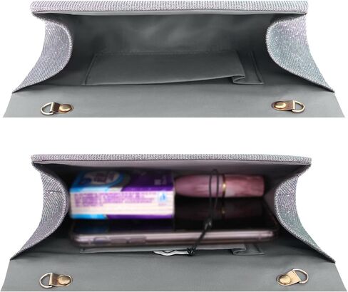 Naimo Women's Sequin Evening Purse Wedding Party Clutch Bag in Kuwait