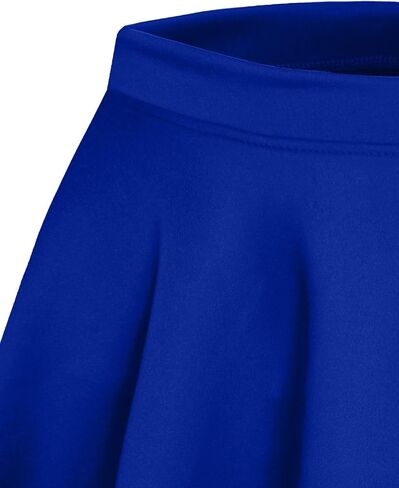 NE PEOPLE Women’s Skater Skirt – Stretch Elastic Waist Casual Mini Flared Swing Pleated Skirts Made in USA S-3XL in Saudi Arabia