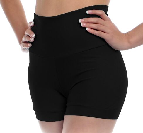 B Dancewear Womens High Waisted Dance Shorts Adult Sizes in Saudi Arabia