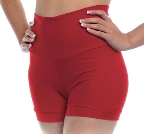 B Dancewear Womens High Waisted Dance Shorts Adult Sizes in Saudi Arabia