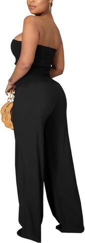 JTNFairy 2 قطعة ملابس نسائية قابلة للتمدد بدون أكمام بلون واحد Bodycon كاجوال قطع علوية صديرية دائرية وسراويل ساق مضيئة مجموعات أزرق سماوي in Kuwait