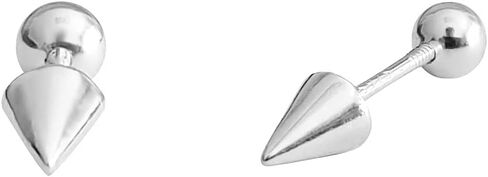 20G Minimalist Spike Ball Cartilage Stud Earrings for Women Girls 925 Sterling Silver Small Cone Edgy Tragus Post Studs Barbell Screw Back Piercing Earring Hypoallergenic Fashion Jewelry in Saudi Arabia