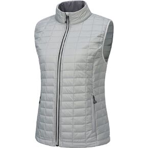 Little Donkey Andy Women's Puffer Vest, Lightweight Warm Sleeveless Jacket for Hiking Travel Golf