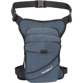 Vanlison Polyester Leg Bag Thigh Pack Purse Tactical Fanny Leg Pouch Bag Motrocycle Bag Waterproof Black in Saudi Arabia
