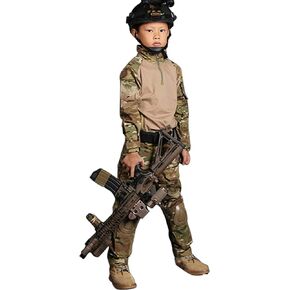 Tactical Uniform G3 Cobmat Uniform Pants and Shirts Suit for Kids Multicam