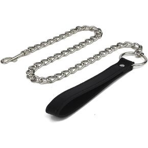 Kiheony leather choker Necklace for women with bell or lock Adjustable Collar size in Kuwait